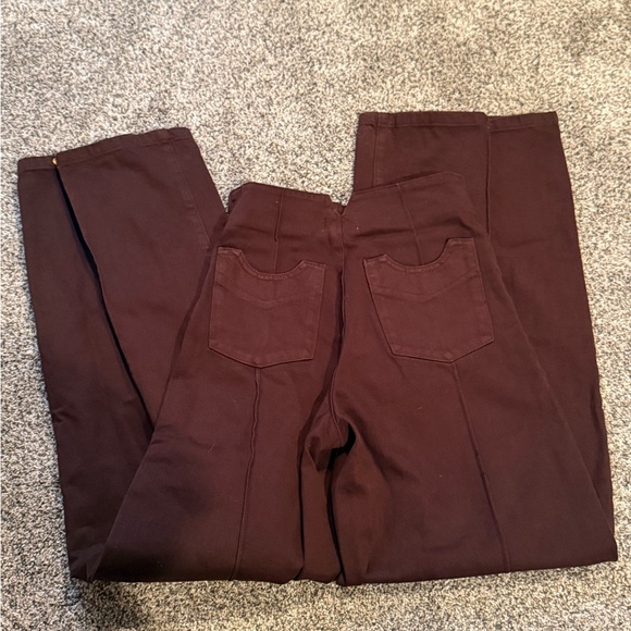 Meshki Chocolate Wide Leg Pants - Picture 4 of 5